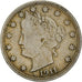 Moneta, Stati Uniti, Liberty Nickel, 5 Cents, 1911, U.S. Mint, Philadelphia