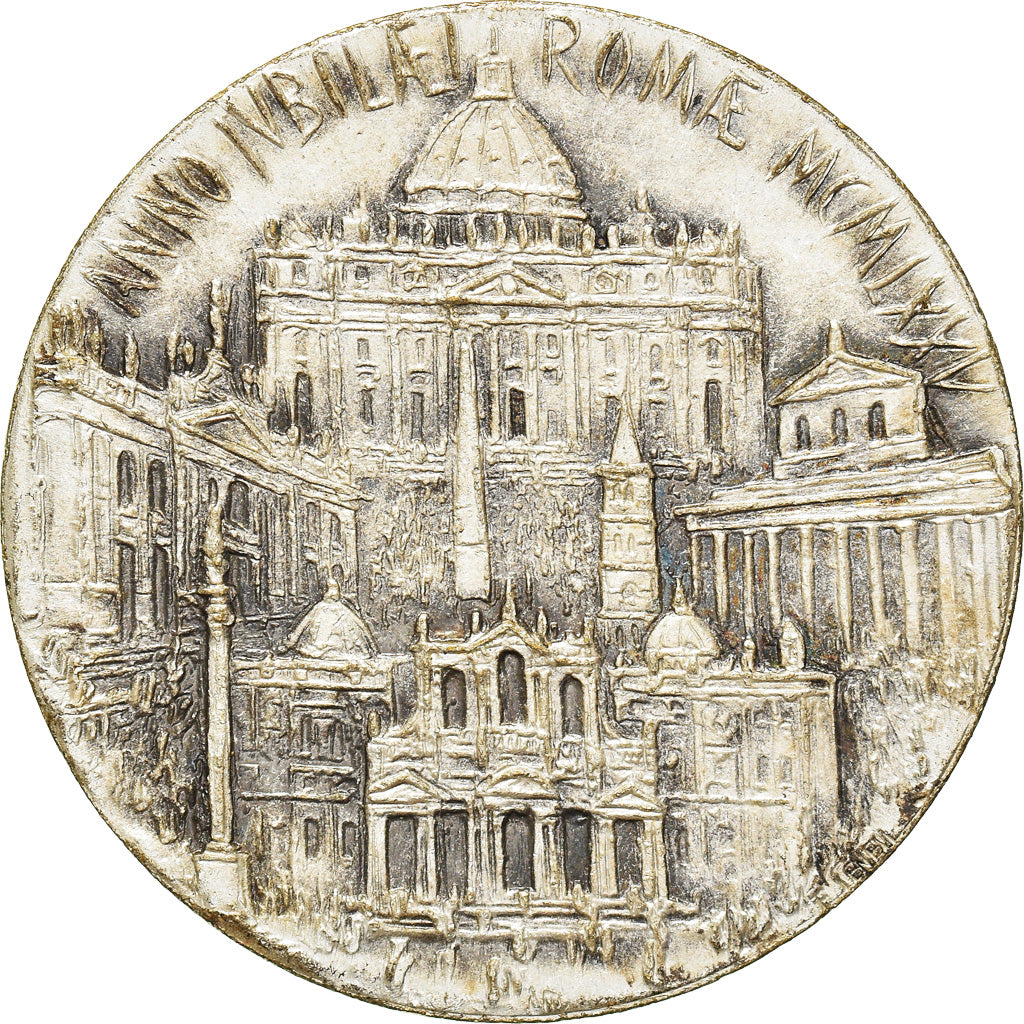 Vatikan, Medaille, Jubilé de Rome, 1975, Manfrini, VZ+, Silvered bronze