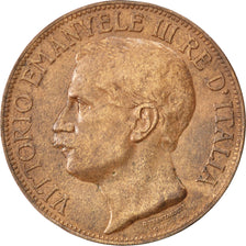 ITALY, 10 Centesimi, 1911, Rome, KM #51, EF(40-45), Bronze, 30.13, 9.94