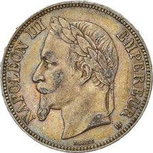 Coin, France, Napoléon III, 5 Francs, 1868, Strasbourg, EF(40-45), Silver