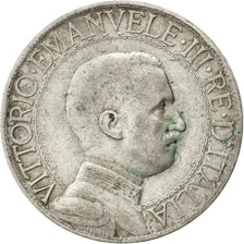Coin, Italy, Vittorio Emanuele III, Lira, 1913, Rome, VF(30-35), Silver, KM:45