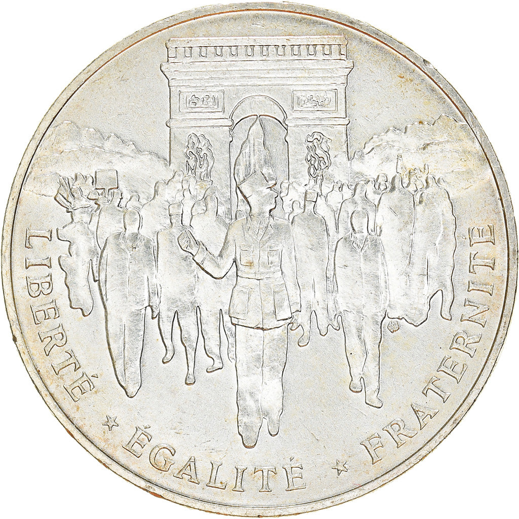 Coin, France, Libération de Paris, 100 Francs, 1994, AU(55-58), Silver