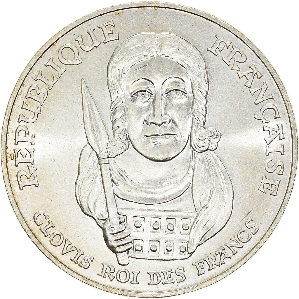 Monnaie, France, Clovis, 100 Francs, 1996, SUP+, Argent, Gadoury:953, KM:1180