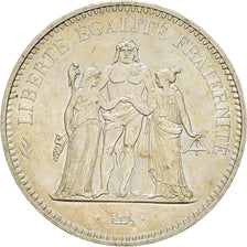 Monnaie, France, Hercule, 50 Francs, 1974, Frappe hybride, TTB+, Argent