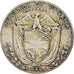Moneda, Panamá, 1/2 Balboa, 1966, U.S. Mint, MBC, Plata, KM:12a.1