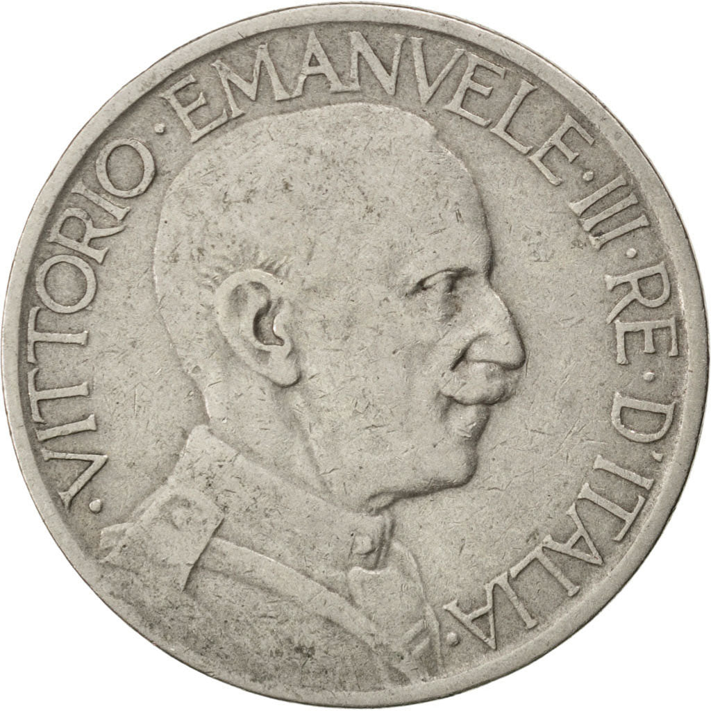 Italie, Victor Emmanuel III, 2 Lire 1924 R, KM 63