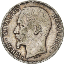 Moeda, França, Napoléon III, 5 Francs, 1852, Paris, VF(20-25), Prata, KM:773.1