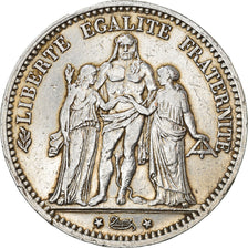 Coin, France, Hercule, 5 Francs, 1874, Paris, EF(40-45), Silver, KM:820.1