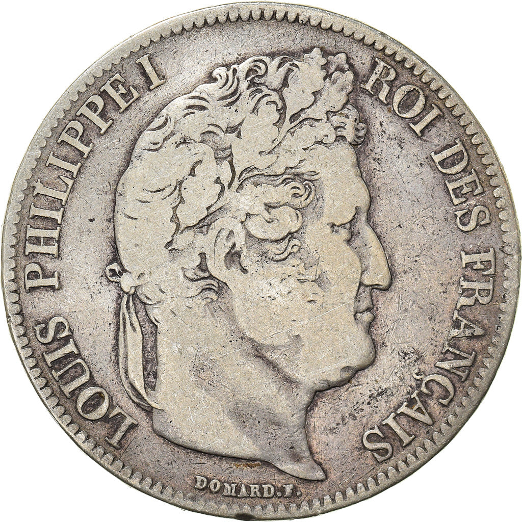 Münze, Frankreich, Louis-Philippe, 5 Francs, 1832, Marseille, S, Silber