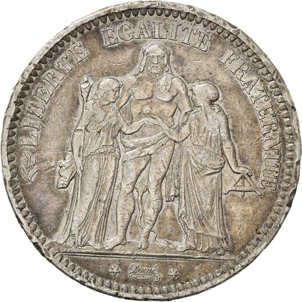 Monnaie, France, Hercule, 5 Francs, 1848, Bordeaux, TB+, Argent, Gadoury:683