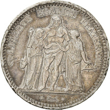 Monnaie, France, Hercule, 5 Francs, 1848, Bordeaux, TB+, Argent, Gadoury:683