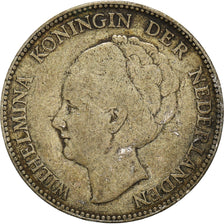 Moneda, Países Bajos, Wilhelmina I, Gulden, 1931, BC+, Plata, KM:161.1