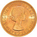 Moneta, Wielka Brytania, Elizabeth II, Sovereign, 1963, MS(63), Złoto, KM:908