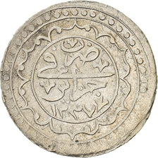 Coin, Algeria, ALGIERS, Mahmud II, Budju, 1821 (AH 1237), Jaza'ir, VF(30-35)