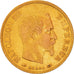 Moneta, Francia, Napoleon III, 10 Francs, 1856, Paris, MB+, Oro, KM:784.3