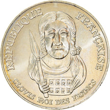 Coin, France, Clovis, 100 Francs, 1996, MS(63), Silver, KM:1180, Gadoury:953
