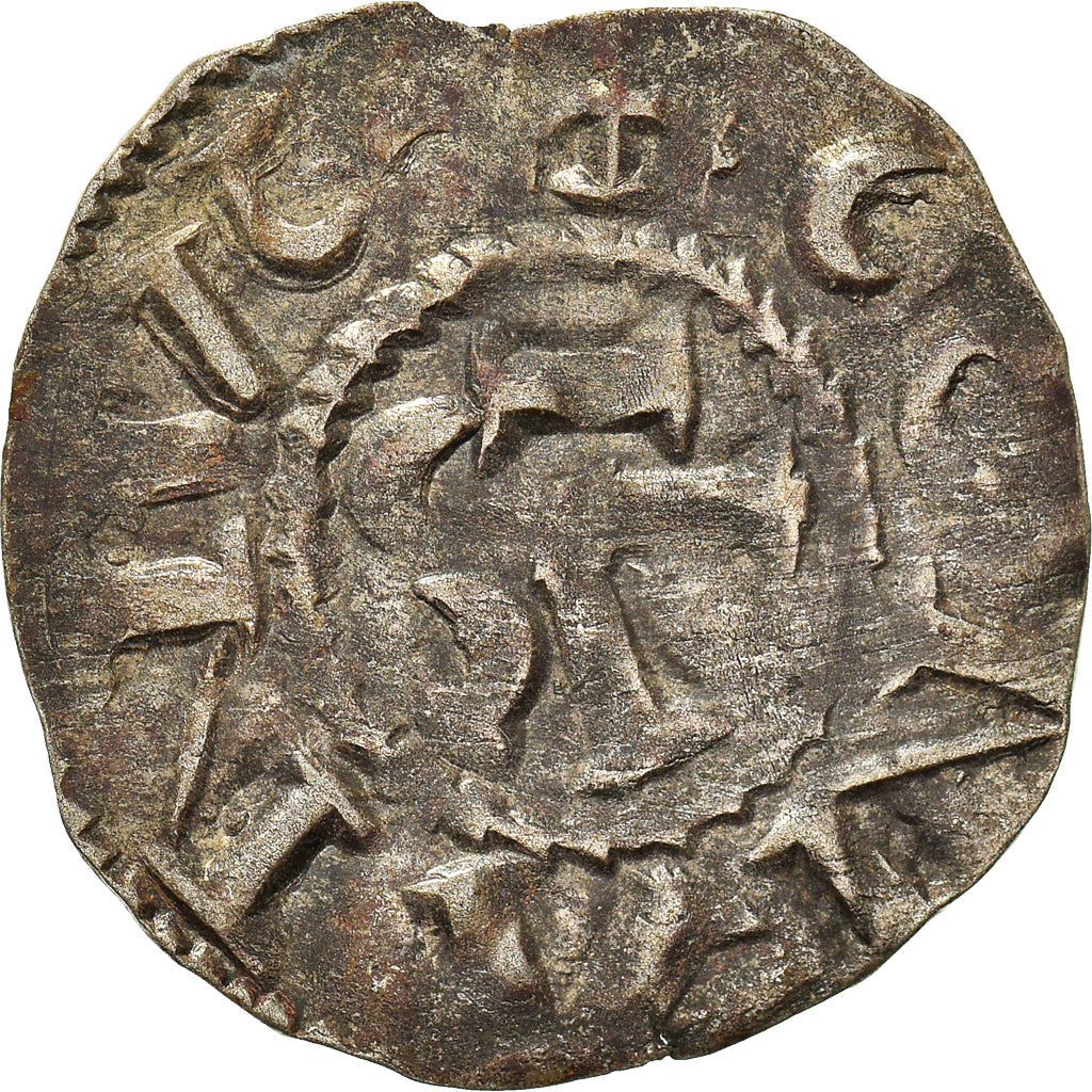 Coin, France, Bretagne, Conan III, Denier, 1112-1148, Rennes, MS(60-62), Silver