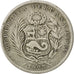 PERU, 1/2 Sol, 1923, Lima, KM #216, VF(30-35), Silver, 30, 12.40
