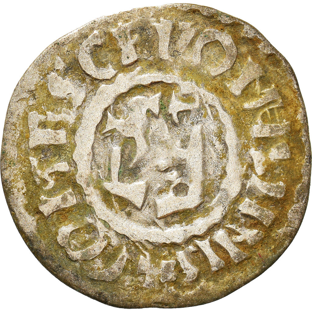 Coin, France, Herbert I, Denier, ND (1015-1246), Le Mans, Immobilized type