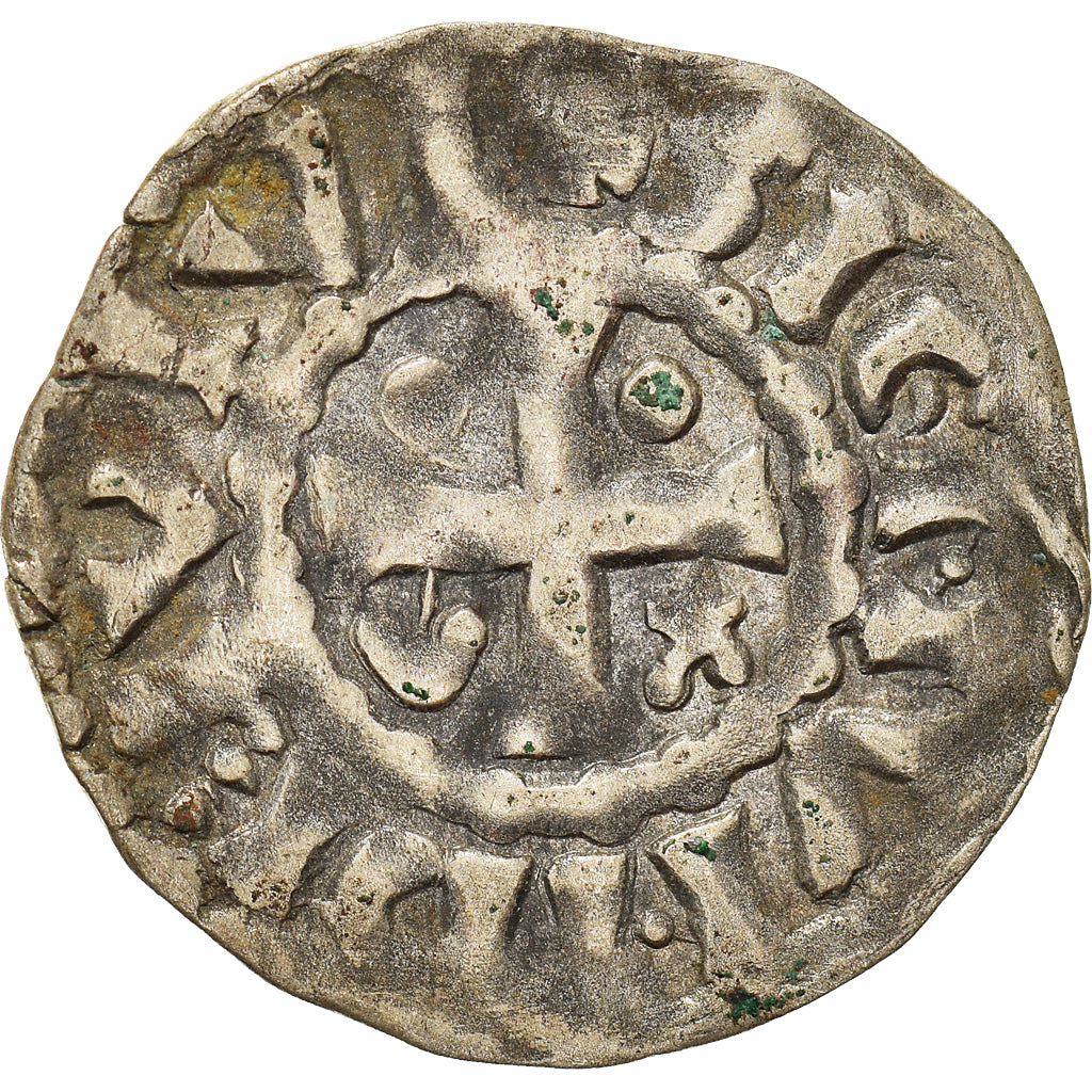 Münze, Frankreich, Herbert I, Denier, ND (1015-1246), Le Mans, Immobilized