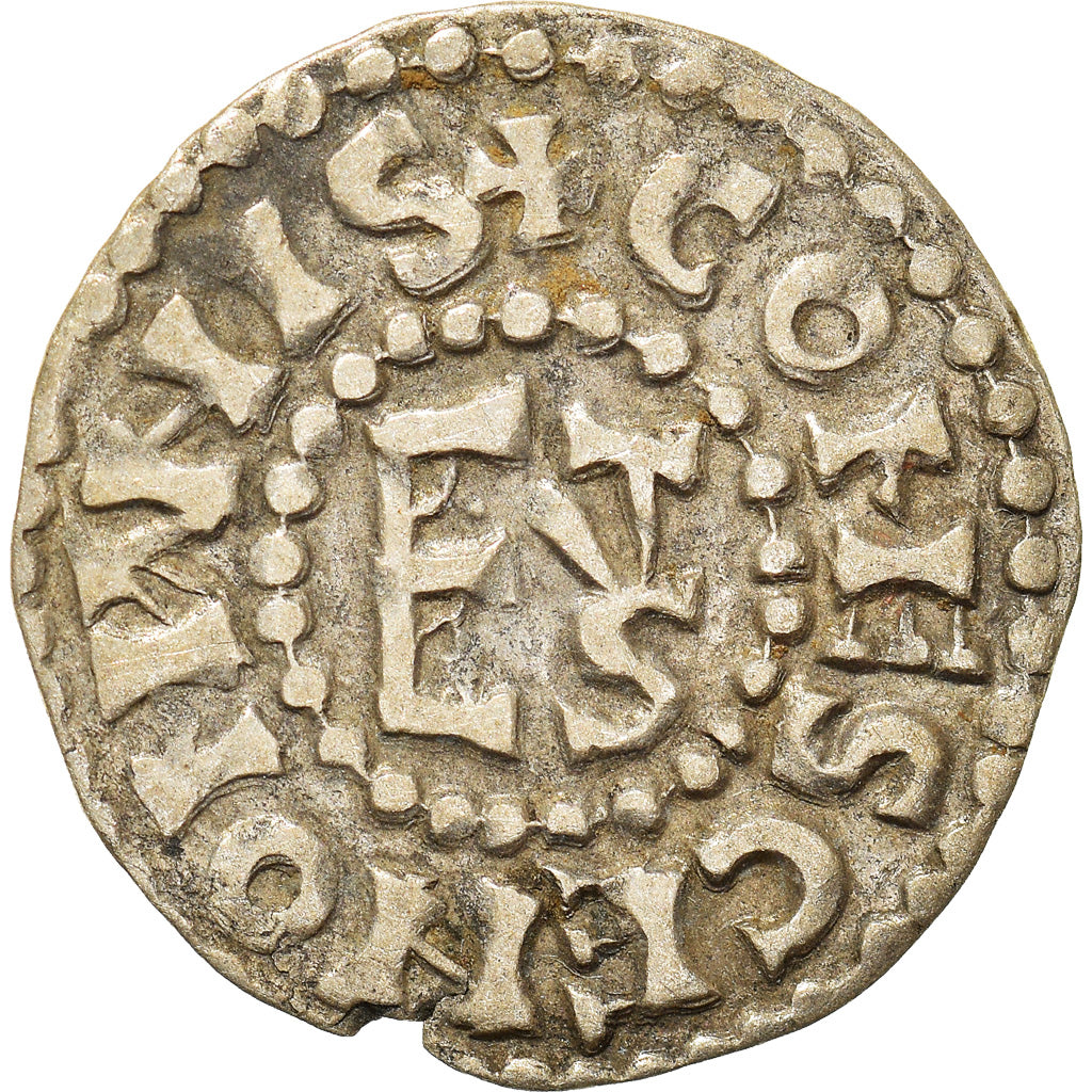 Coin, France, Herbert I, Denier, ND (1015-1246), Le Mans, Immobilized type