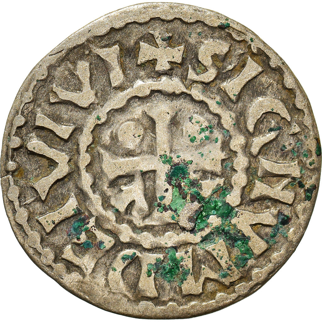 Münze, Frankreich, Herbert I, Denier, ND (1015-1246), Le Mans, Immobilized
