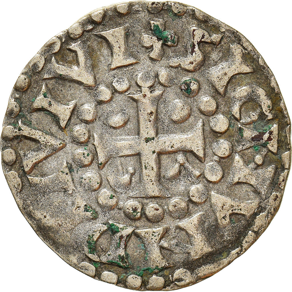 Coin, France, Herbert I, Denier, ND (1015-1246), Le Mans, Immobilized type