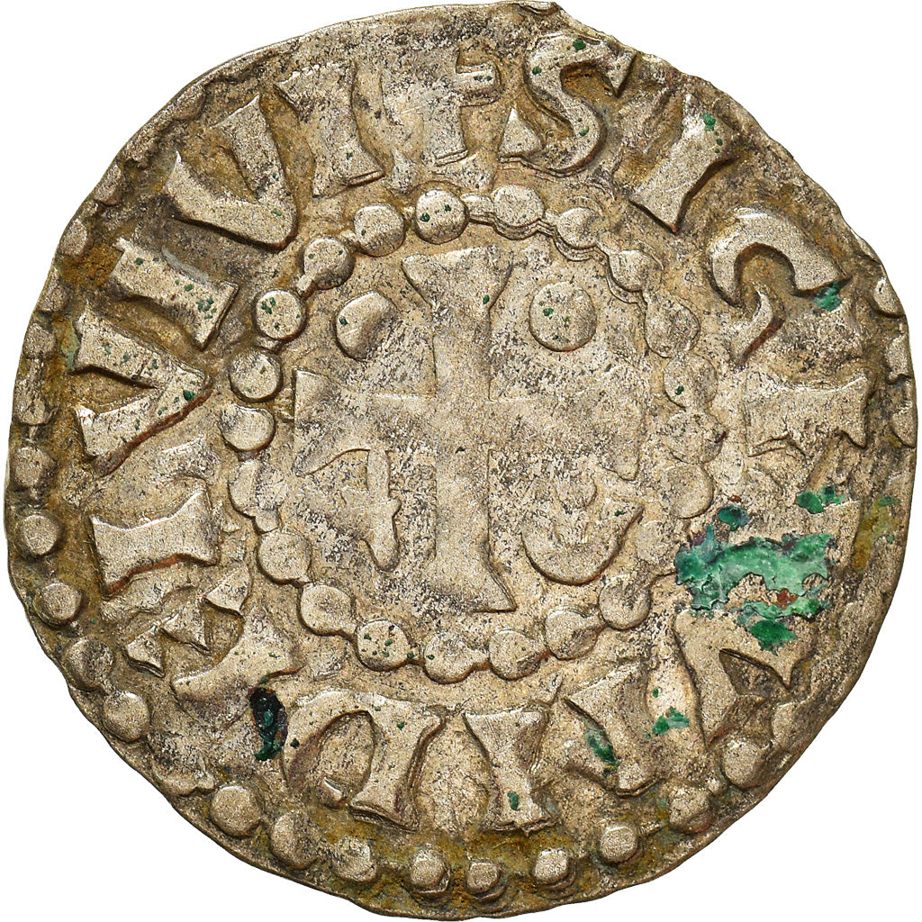 Coin, France, Herbert I, Denier, ND (1015-1246), Le Mans, Immobilized type