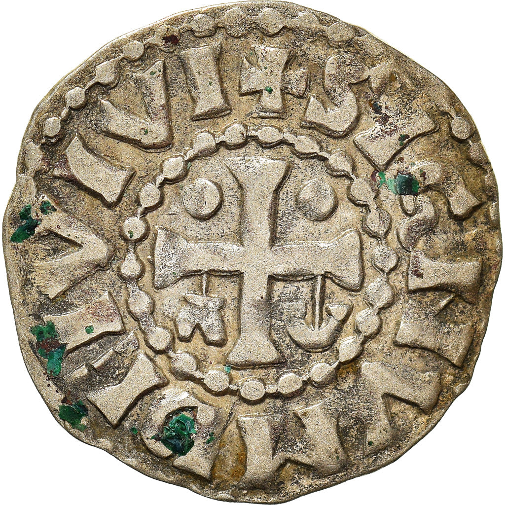 Coin, France, Herbert I, Denier, ND (1015-1246), Le Mans, Immobilized type
