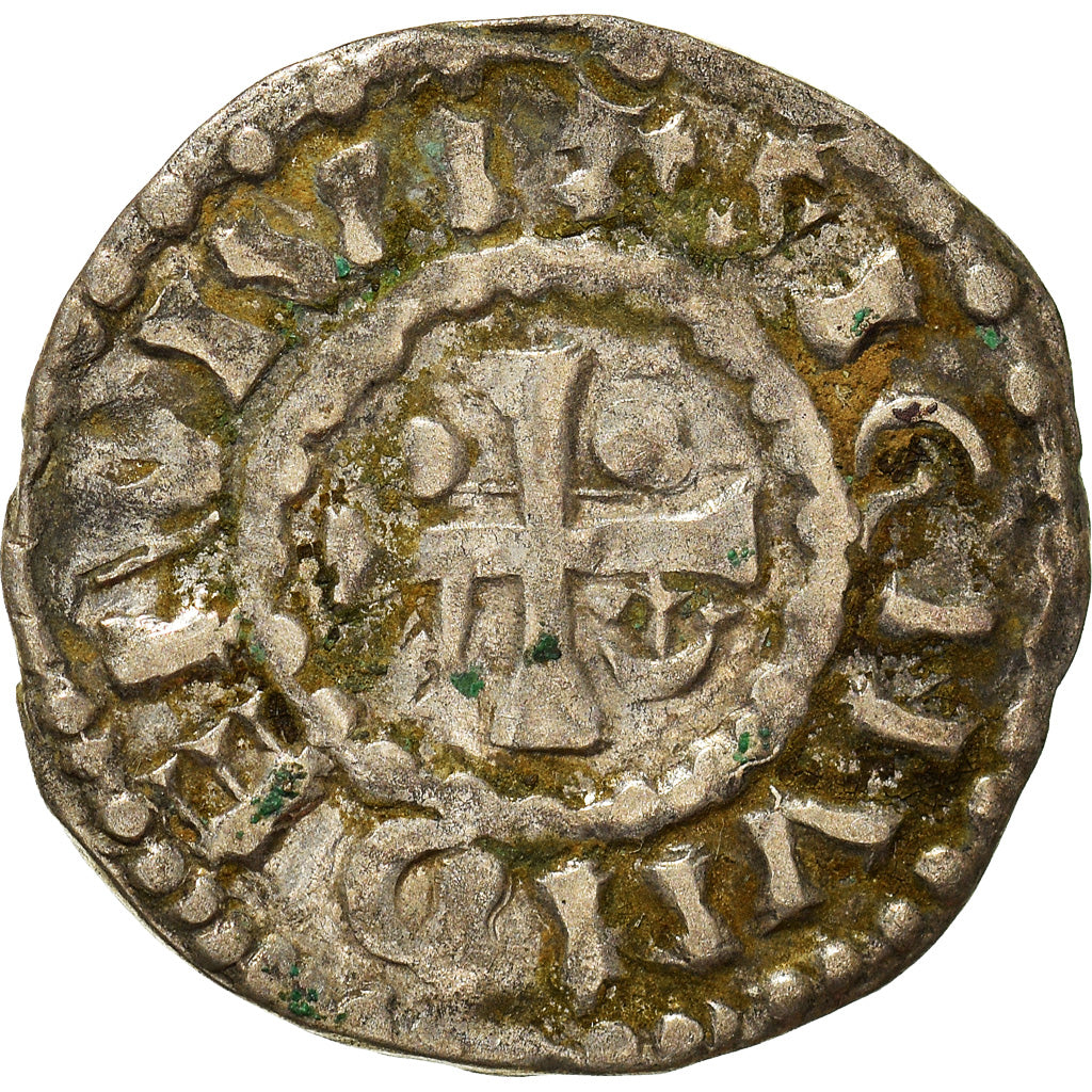 Coin, France, Herbert I, Denier, ND (1015-1246), Le Mans, Immobilized type