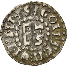 Coin, France, Herbert I, Denier, ND (1015-1246), Le Mans, Immobilized type