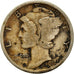 Coin, United States, Mercury Dime, Dime, 1917, U.S. Mint, Philadelphia