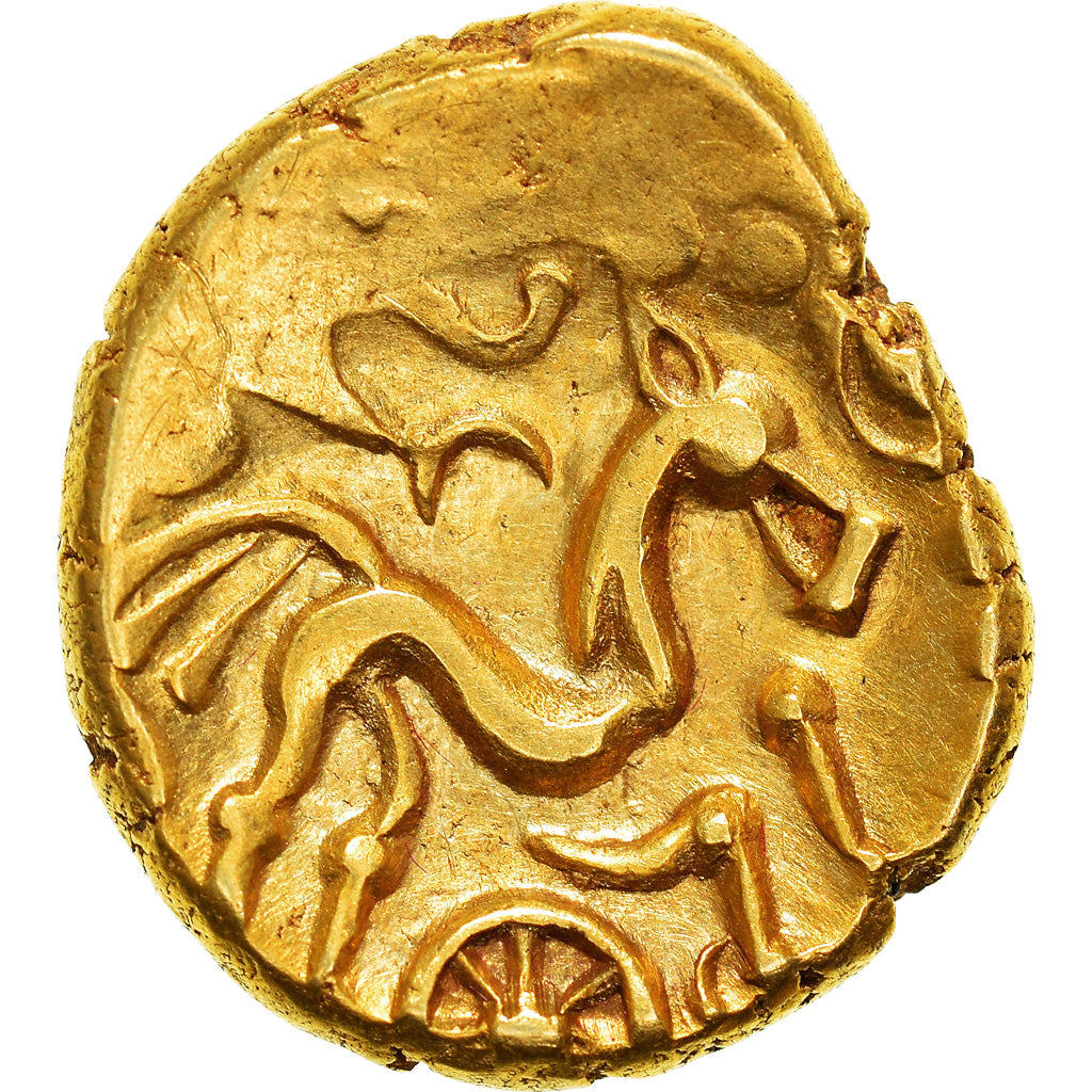 Coin, Suessiones, Stater, 60-50 BC, AU(50-53), Gold, Delestrée:169