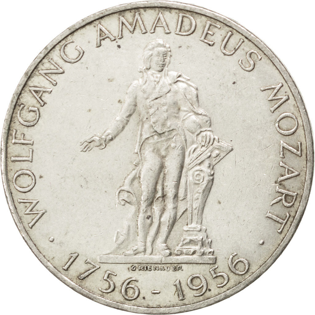 Münze, Österreich, 25 Schilling, 1956, SS, Silber, KM:2881
