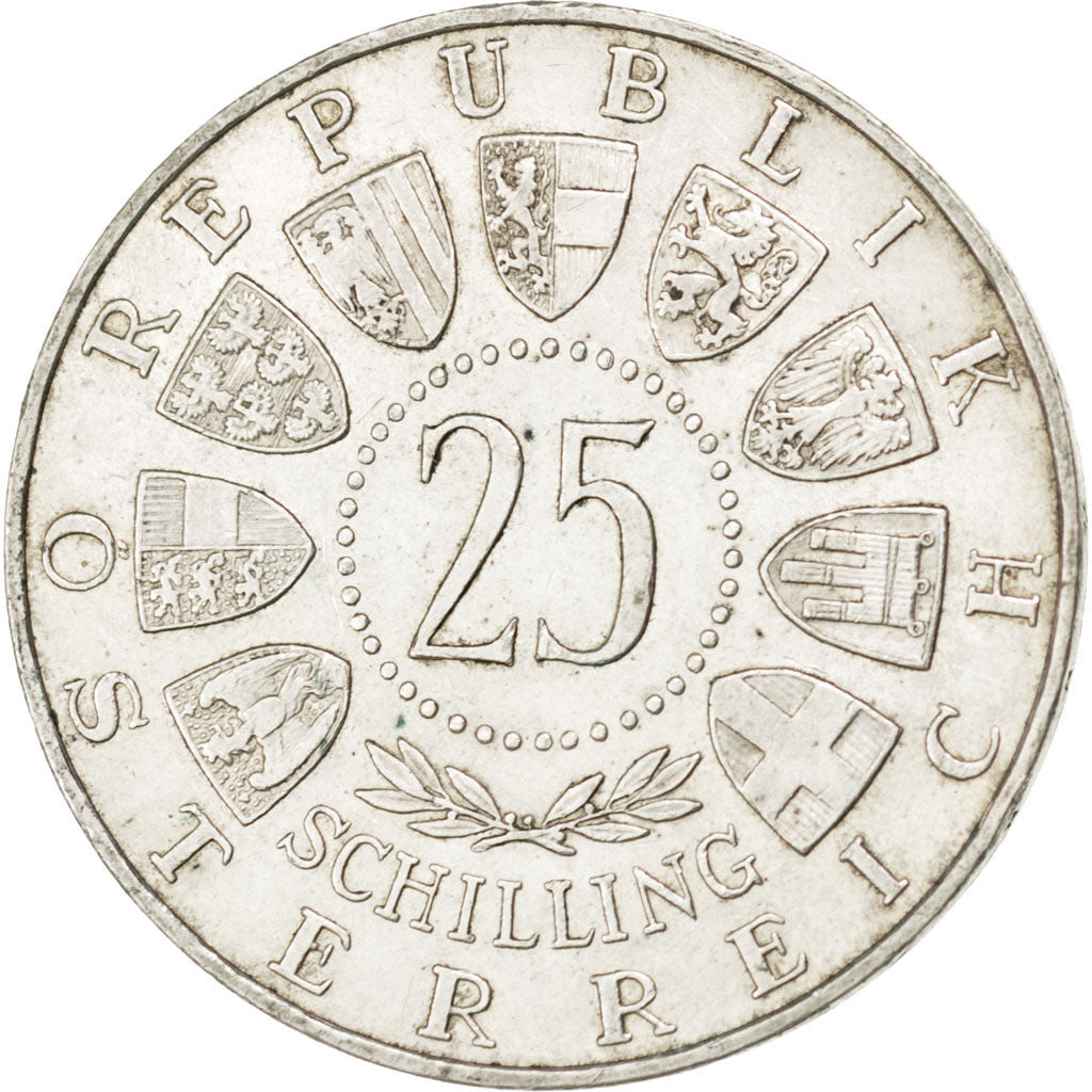 Münze, Österreich, 25 Schilling, 1956, SS, Silber, KM:2881