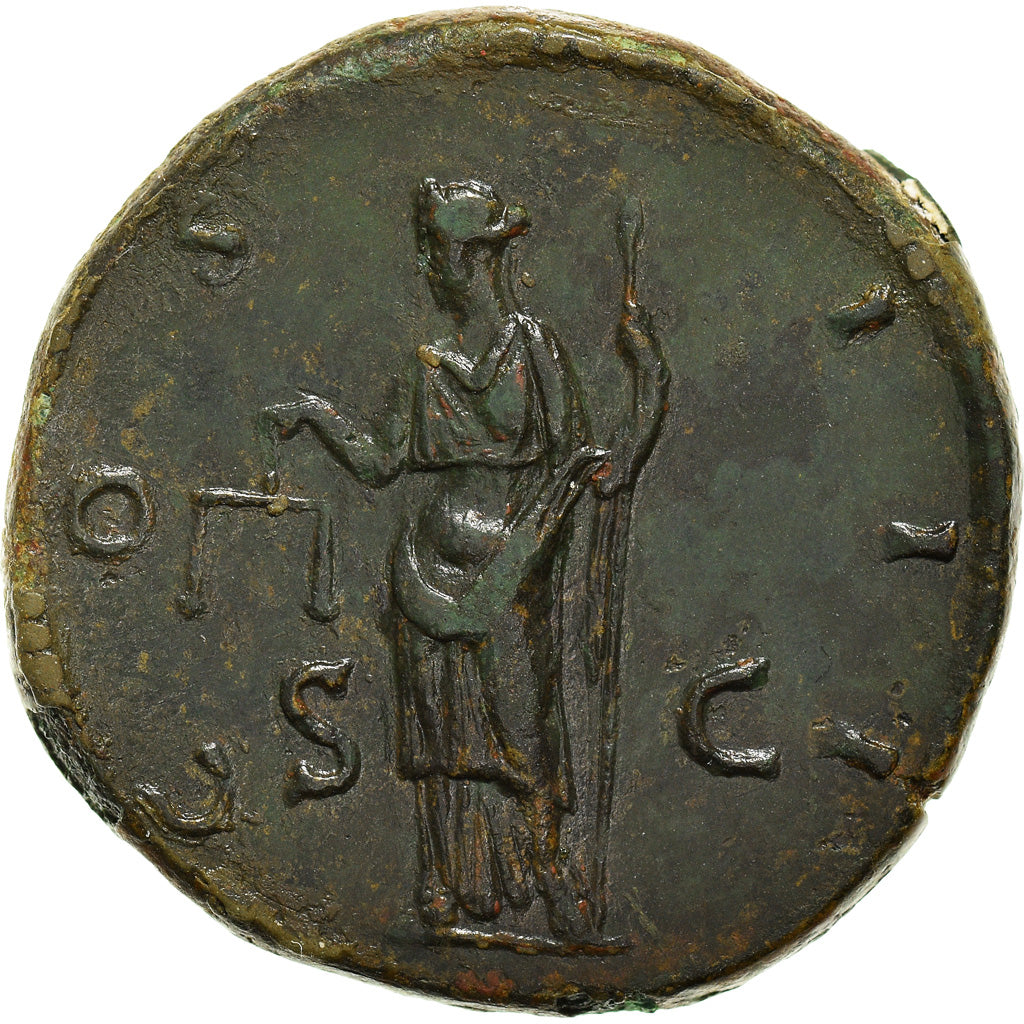 Coin, Hadrian, Sestertius, 117-138, Rome, AU(50-53), Bronze, RIC:637