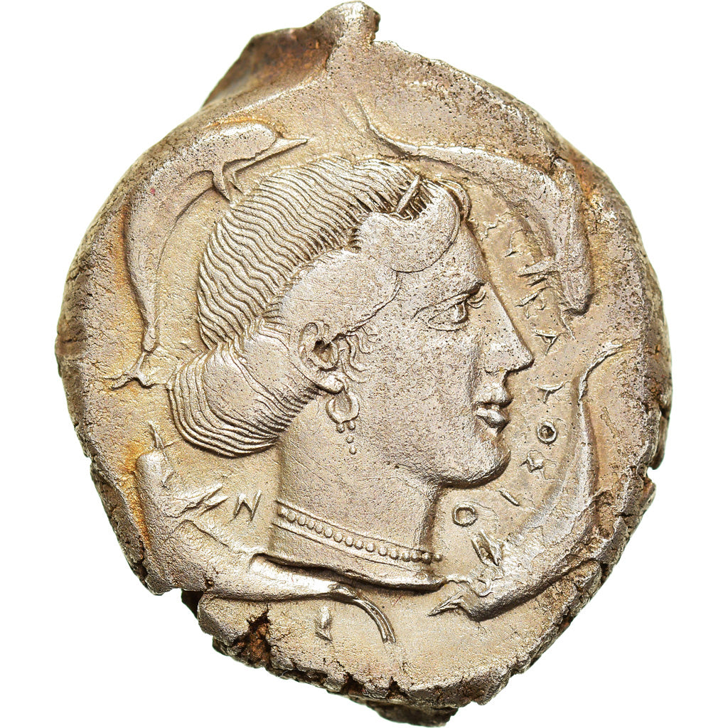 Monnaie, Sicile, Syracuse, Tétradrachme, 474-450 BC, SUP, Argent, Pozzi:578