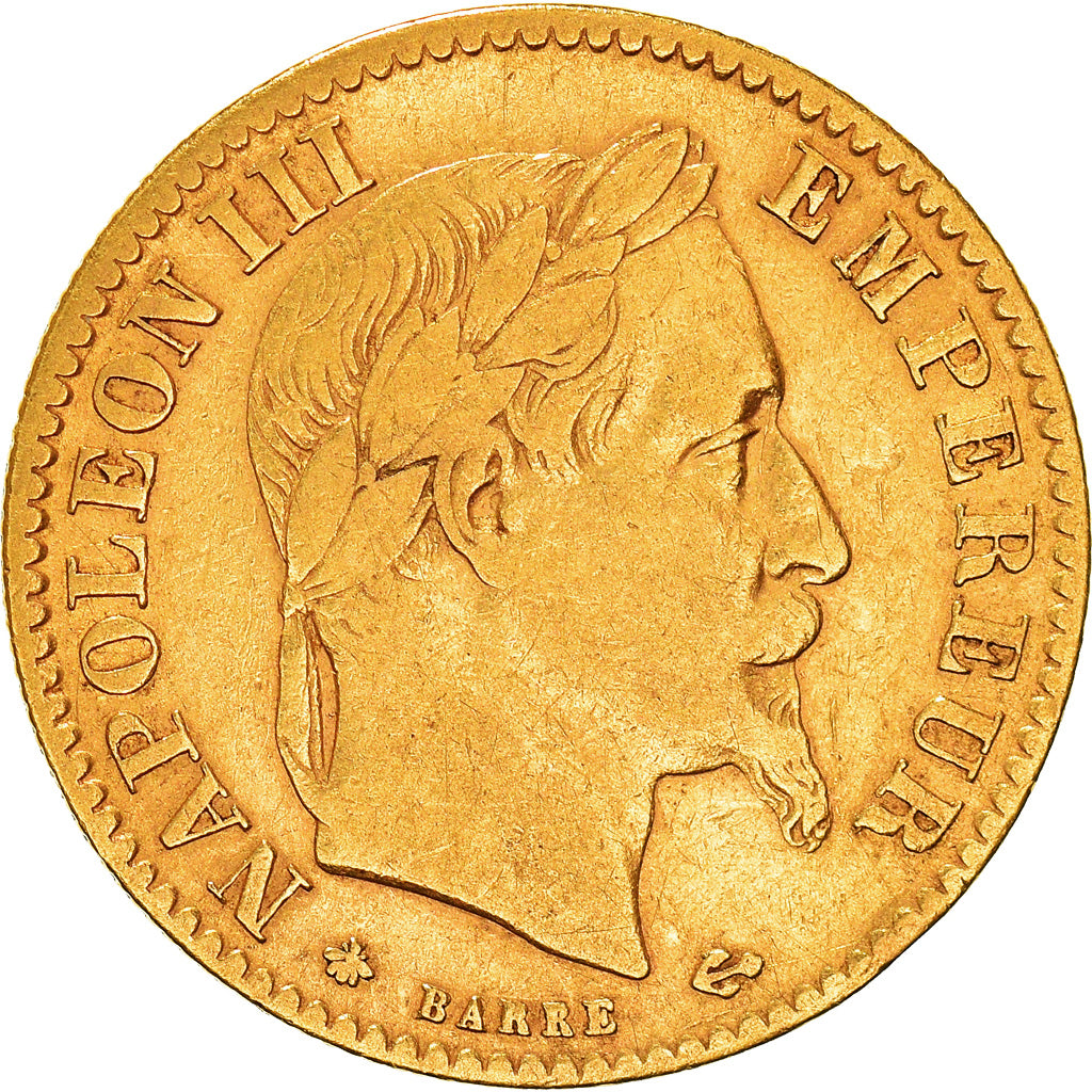 Moneta, Francja, Napoleon III, Napoléon III, 10 Francs, 1862, Paris, EF(40-45)