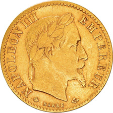 Moneta, Francja, Napoleon III, Napoléon III, 10 Francs, 1862, Paris, EF(40-45)