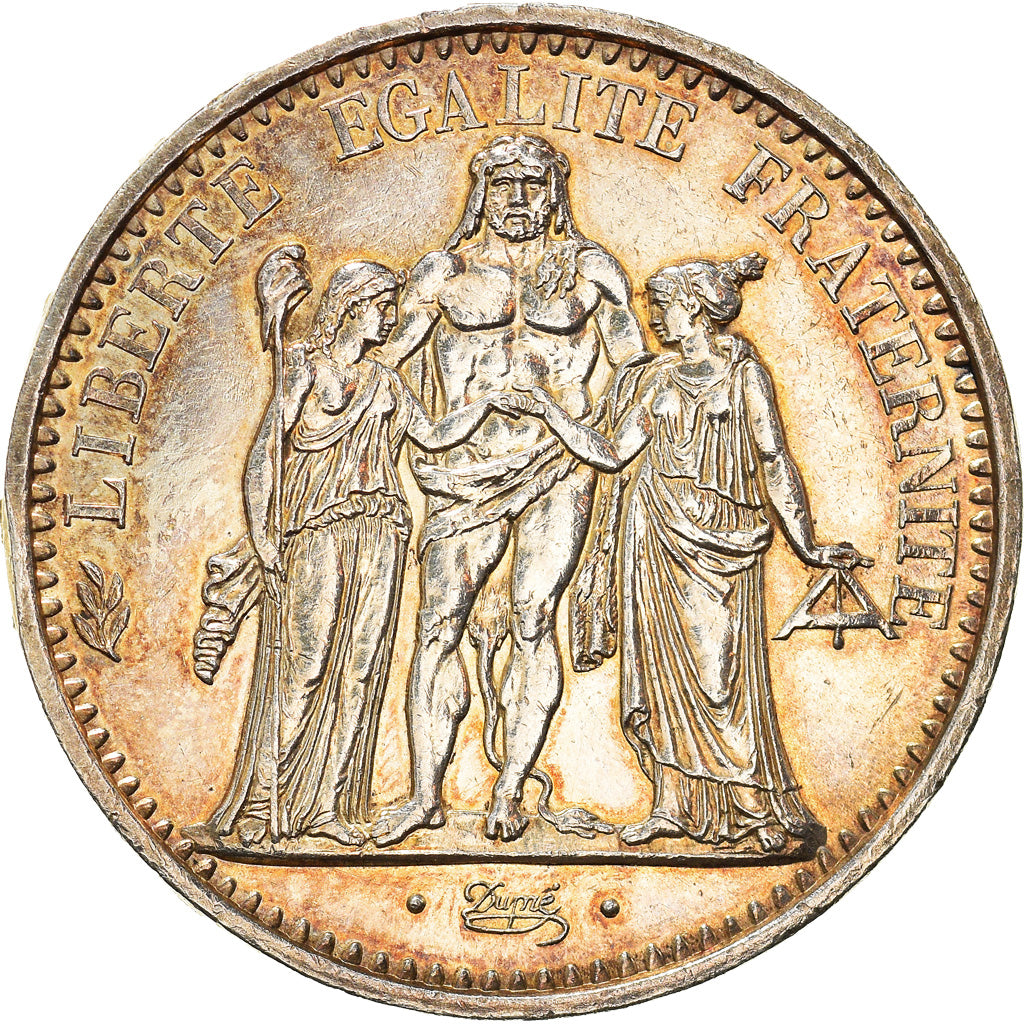 Coin, France, Hercule, 10 Francs, 1971, Paris, AU(55-58), Silver, KM:932