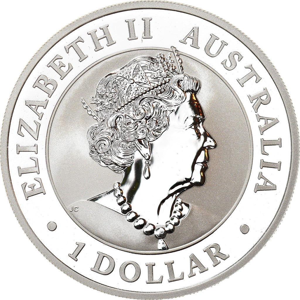 Coin, Australia, Australian Emu, 1 Dollar, 2019, 1 Oz, MS(65-70), Silver