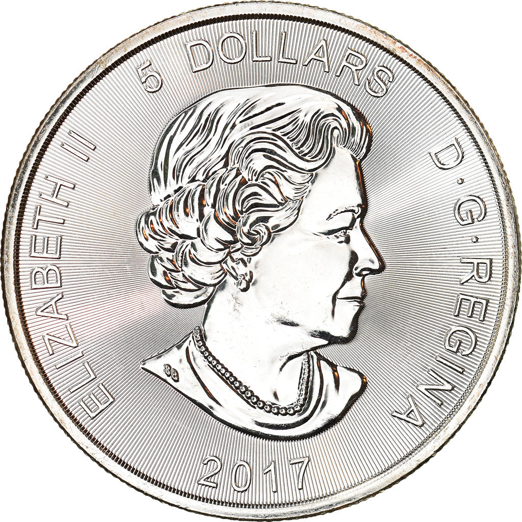 Coin, Canada, Lynx, 5 Dollars, 2017, Bullion, MS(65-70), Silver