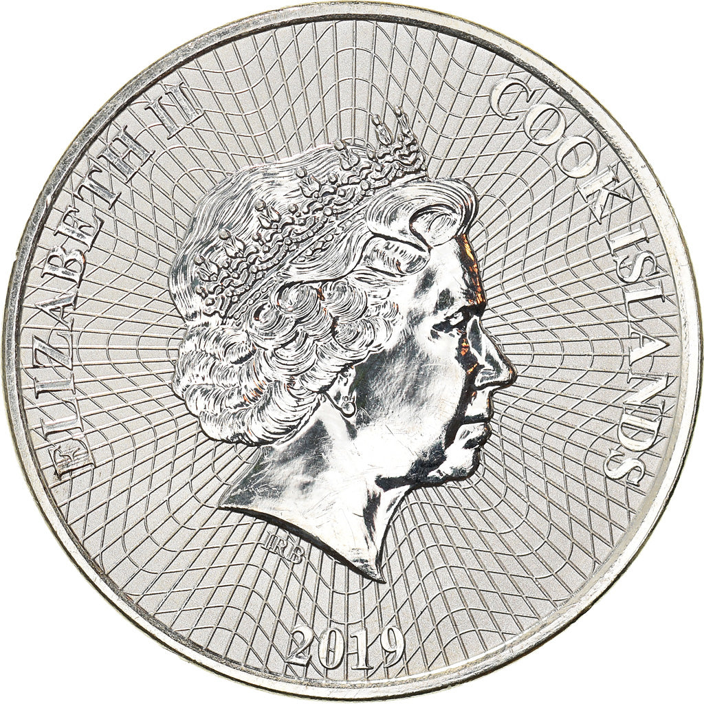 Munten, Cookeilanden, Silver Star, Dollar, 2019, Franklin Mint, Proof, UNC