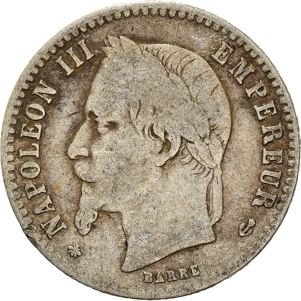 Munten, Frankrijk, Napoleon III, Napoléon III, 50 Centimes, 1867, Paris, FR