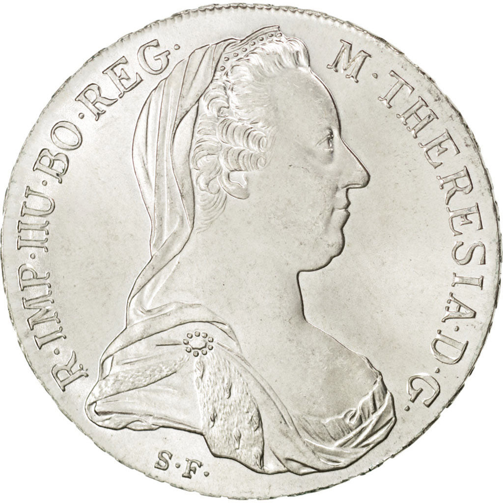 AUSTRIA, Thaler, 1780, KM #T1, MS(63), Silver, 41, 28.06