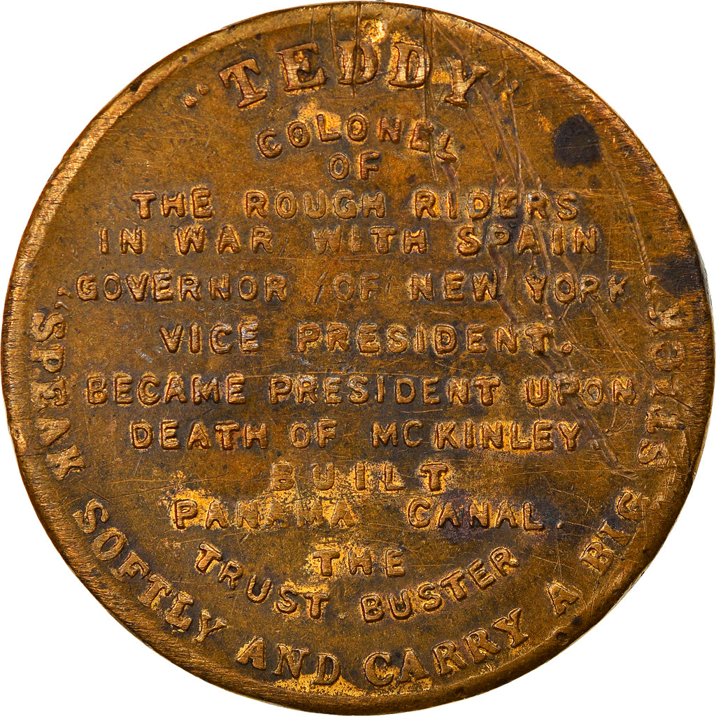 Stany Zjednoczone Ameryki, Token, Théodore Roosevelt, Politics, 1909