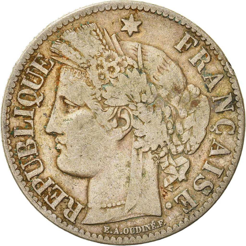 Monnaie, France, Cérès, 2 Francs, 1871, Paris, TB+, Argent, Gadoury:530