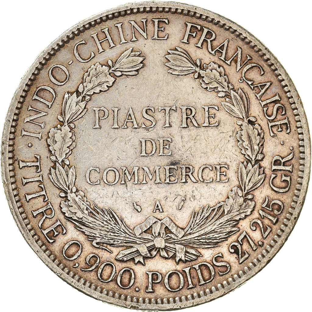 Coin, FRENCH INDO-CHINA, Piastre, 1894, Paris, EF(40-45), Silver, KM:5