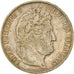 Moneta, Francia, Louis-Philippe, 5 Francs, 1844, Lille, MB, Argento, KM:749.13