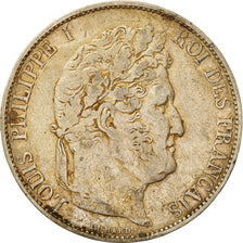 Coin, France, Louis-Philippe, 5 Francs, 1845, Lille, VF(30-35), Silver